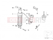 BMW Motorrad BMW 1998 R-Models 4V R 850 RT 96 (0412) Spring strut, rear