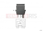 BMW Motorrad BMW 1998 R-Models 4V R 850 RT 96 (0412) Minirelay, change-over contact, grey