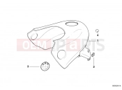 BMW Motorrad BMW 1999 F-Models F 650 97 (0162) Fuel tank trim panel