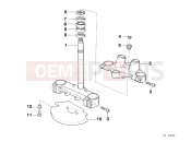BMW Motorrad BMW 1999 F-Models F 650 97 (0162) Telescope fork bridge