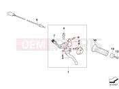 BMW Motorrad BMW 1999 F-Models F 650 97 (0162) Handle unit left