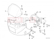 BMW Motorrad BMW 1999 F-Models F 650 97 (0162) Trim panel upper part