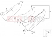 BMW Motorrad BMW 1999 F-Models F 650 97 (0162) Side cover