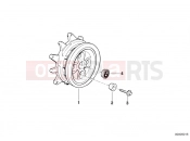 BMW Motorrad BMW 1999 R-Models 4V R 850 GS 95 (0403) Wheel hub rear