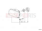 BMW Motorrad BMW 1999 R-Models 4V R 850 GS 95 (0403) Headlight insert