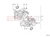 BMW Motorrad BMW 2000 F-Models F 650 97 (0162) Engine housing mounting parts