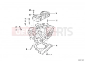 BMW Motorrad BMW 2000 F-Models F 650 97 (0162) Cylinder Head