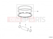 BMW Motorrad BMW 2000 F-Models F 650 97 (0162) Wristpin / piston ring