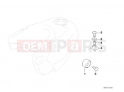 BMW Motorrad BMW 2000 F-Models F 650 97 (0162) Fuel tank mountig