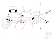 BMW Motorrad BMW 2000 F-Models F 650 97 (0162) Stick-on label