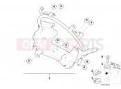 BMW Motorrad BMW 2000 F-Models F 650 GS 00 (0172,0182) Bracket f cockpit trim panel