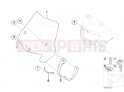BMW Motorrad BMW 2000 F-Models F 650 GS 00 (0172,0182) Windshield