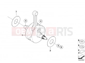 BMW Motorrad BMW 2000 F-Models F 650 CS 02 (0174,0184) Crankshaft/Connecting rod