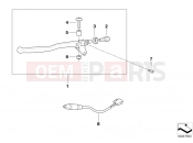 BMW Motorrad BMW 2000 F-Models F 650 CS 02 (0174,0184) Clutch control assembly