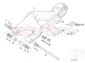 BMW Motorrad BMW 2000 F-Models F 650 CS 02 (0174,0184) Rear wheel swinging arm