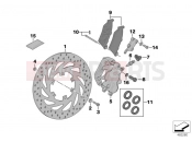 BMW Motorrad BMW 2000 F-Models F 650 CS 02 (0174,0184) Front wheel brake