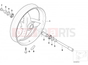 BMW Motorrad BMW 2000 F-Models F 650 CS 02 (0174,0184) Front wheel