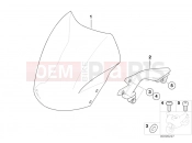 BMW Motorrad BMW 2000 F-Models F 650 CS 02 (0174,0184) Windshield