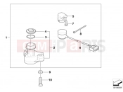 BMW Motorrad BMW 2000 F-Models F 650 CS 02 (0174,0184) Ignition switch and mounting parts
