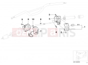 BMW Motorrad BMW 2000 F-Models F 650 CS 02 (0174,0184) Combination switch at handlebar