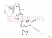 BMW Motorrad BMW 2000 R-Models 4V R 850 GS 95 (0403) Brake pipe rear ABS