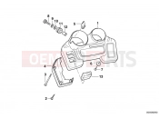 BMW Motorrad BMW 2000 R-Models 4V R 850 GS 95 (0403) Dashboard mounting parts