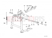 BMW Motorrad BMW 2000 R-Models 4V R 850 R 94 (0401,0406) Collapsible stand/side stand