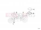 BMW Motorrad BMW 2000 R-Models 4V R 850 R 94 (0401,0406) Primed parts