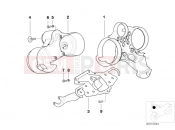 BMW Motorrad BMW 2000 R-Models 4V R 850 R 94 (0401,0406) Instrument carrier, facelift