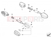 BMW Motorrad BMW 2000 R-Models 4V R 850 R 94 (0401,0406) Turn signal lights