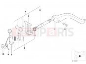 BMW Motorrad BMW 2000 R-Models 4V R 850 R 02 (0428) 6-speed transmission shift components