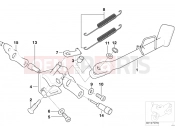 BMW Motorrad BMW 2000 R-Models 4V R 850 R 02 (0428) Side stand