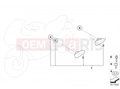 BMW Motorrad BMW 2000 R-Models 4V R 850 R 02 (0428) Luggage fixture