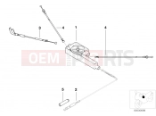 BMW Motorrad BMW 2000 R-Models 4V R 850 RT 96 (0412) Bowden cable/cable distributor