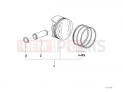 BMW Motorrad BMW 2000 R-Models 4V R 850 RT 02 (0417) Piston, single components