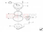 BMW Motorrad BMW 2000 R-Models 4V R 850 RT 02 (0417) Filler cap