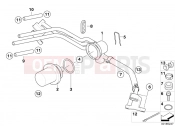 BMW Motorrad BMW 2000 R-Models 4V R 850 RT 02 (0417) Fuel distributor/Pressure regulator