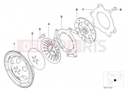 BMW Motorrad BMW 2000 R-Models 4V R 850 RT 02 (0417) Clutch - single parts