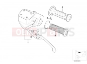 BMW Motorrad BMW 2000 R-Models 4V R 850 RT 02 (0417) Clutch control assembly