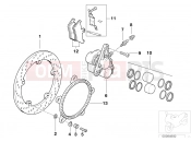 BMW Motorrad BMW 2000 R-Models 4V R 850 RT 02 (0417) Front wheel brake, Integral ABS