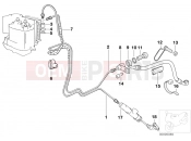 BMW Motorrad BMW 2000 R-Models 4V R 850 RT 02 (0417) Brake line, Integral ABS, rear
