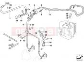 BMW Motorrad BMW 2000 R-Models 4V R 850 RT 02 (0417) Brake line, Integral ABS, front