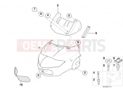 BMW Motorrad BMW 2000 R-Models 4V R 850 RT 02 (0417) Trim panel upper part