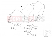 BMW Motorrad BMW 2000 R-Models 4V R 850 RT 02 (0417) Windshield mounted parts
