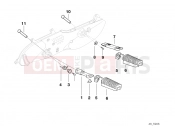 BMW Motorrad BMW 2000 R-Models 4V R 850 RT 02 (0417) Front and rear footpeg