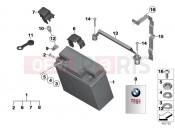 BMW Motorrad BMW 2000 R-Models 4V R 850 RT 02 (0417) Battery, maintenance-free