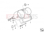 BMW Motorrad BMW 2000 R-Models 4V R 850 RT 02 (0417) Dashboard mounting parts