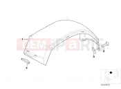 BMW Motorrad BMW 2001 F-Models F 650 GS 00 (0172,0182) Covering fuel tank