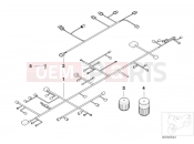 BMW Motorrad BMW 2001 F-Models F 650 GS 00 (0172,0182) Wiring harness, officials utility