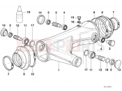 BMW Motorrad BMW CLASSIC 1987 R-Models 2V R 100 GS Rear wheel swinging arm